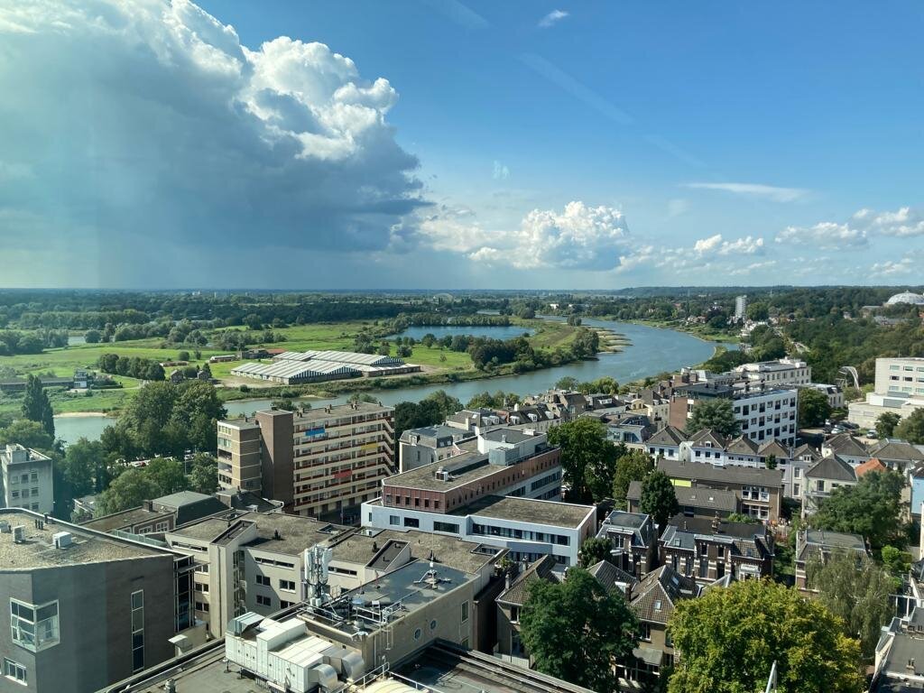 Uitzicht vanuit de Rijntoren in Arnhem